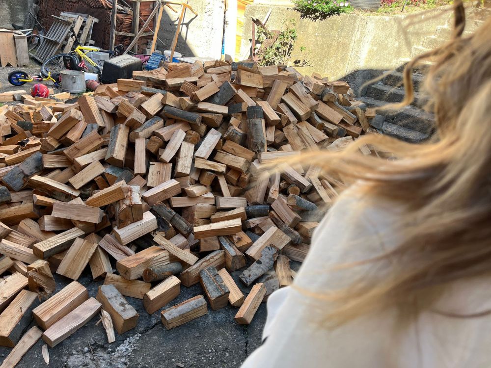 Drva za ogrev za samohranu majku sa šestoro dece