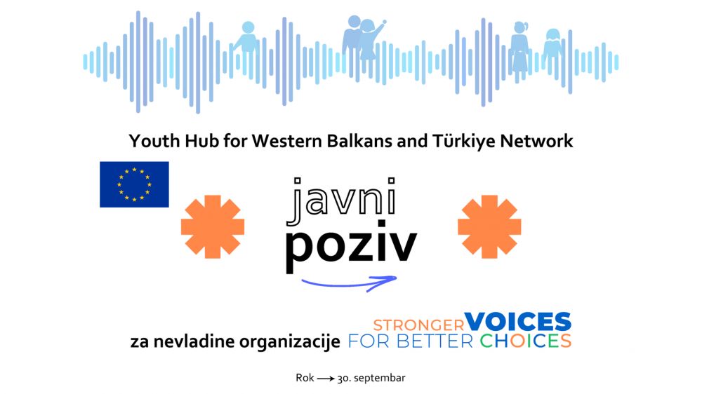 Javni poziv za nevladine organizacije - Youth Hub for Western Balkans and Türkiye