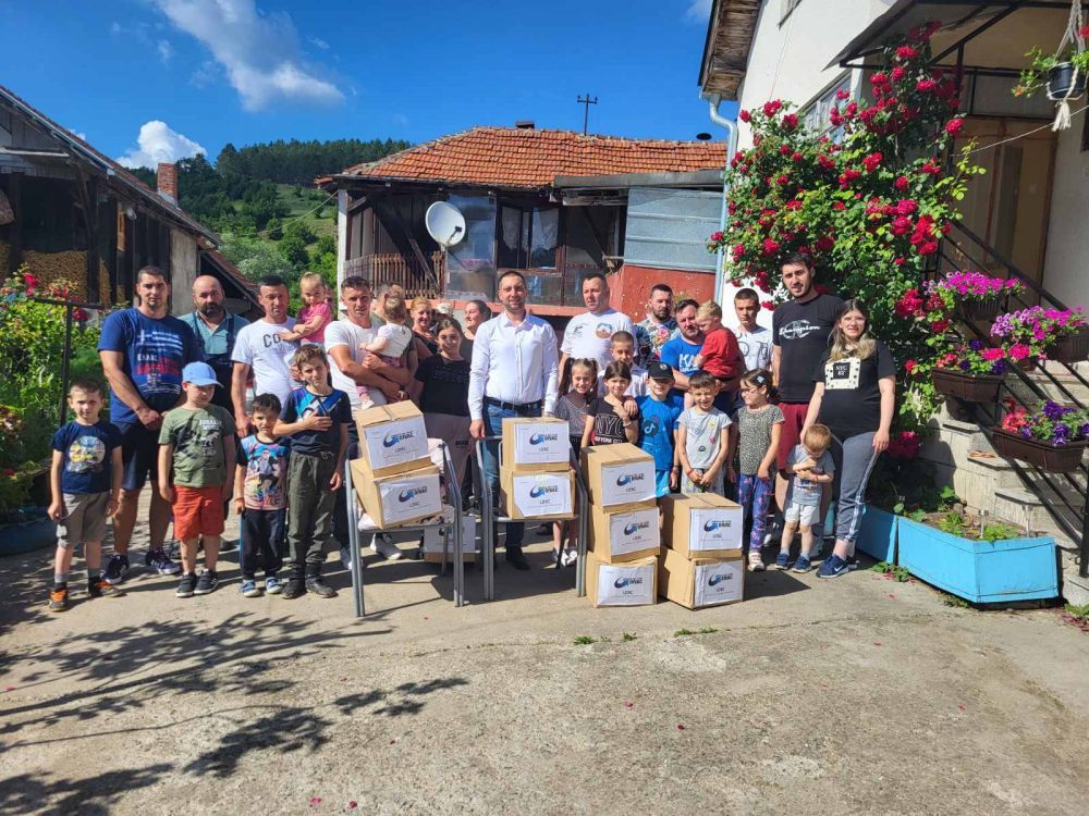 Aid packages for 100 families in Svrljig, including those affected by the flood