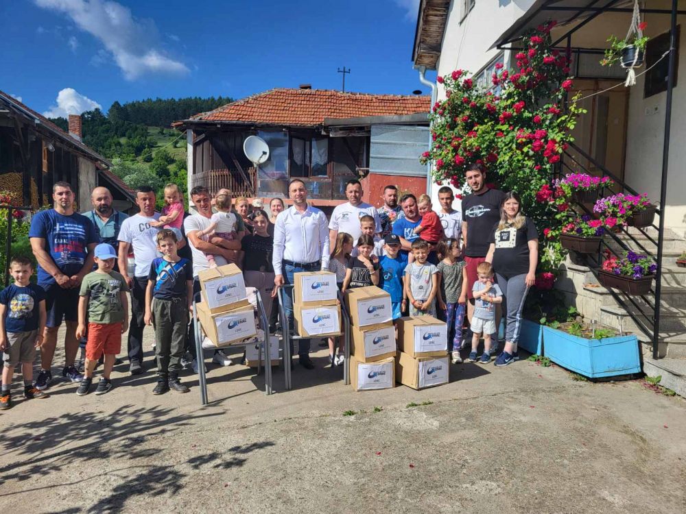 Aid packages for 100 families in Svrljig, including those affected by the flood